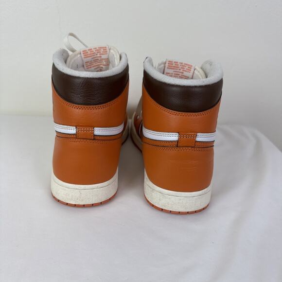 Nike Air Jordan 1 Retro High OG Starfish Orange DO9369-101 Women 11.5/Men 10 - Picture 4 of 9